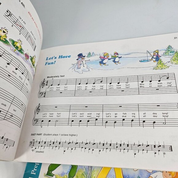 Alfreds Basic Piano Learning Prep Course Level B Lesson and Technic Books Lot 2 - Picture 7 of 15